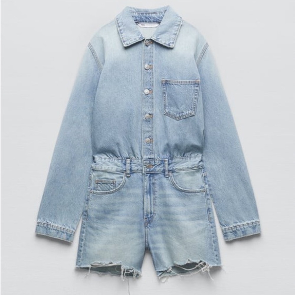 Zara Light Blue Denim Jacket